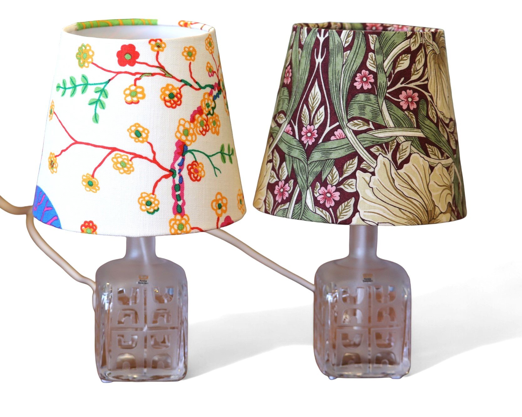 Läs mer om artikeln Kosta lampfot i klarglas. 22 cm hög. En kvar