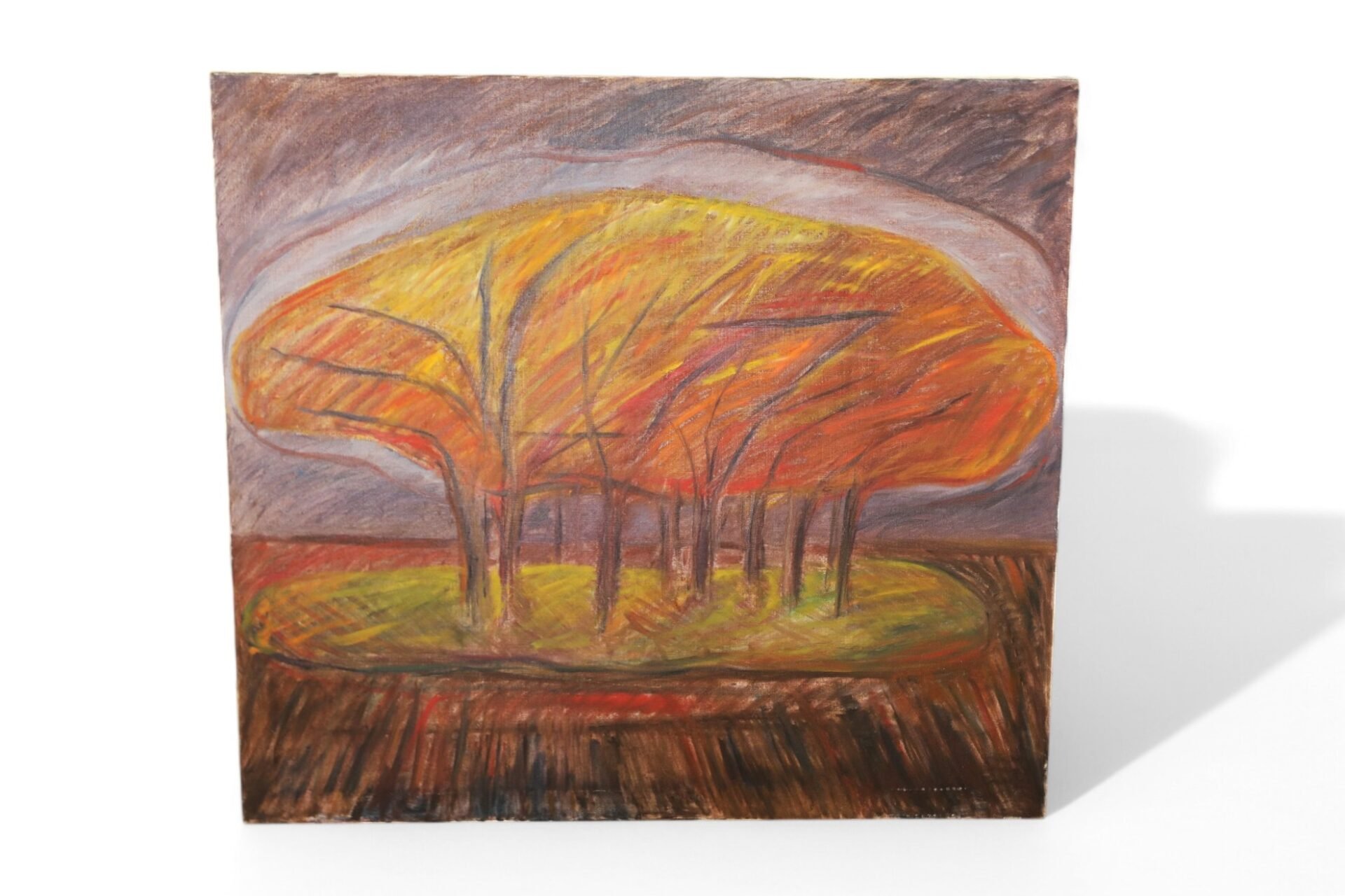 Läs mer om artikeln Oljemålning Birgitta Pettersson. 100×92 cm