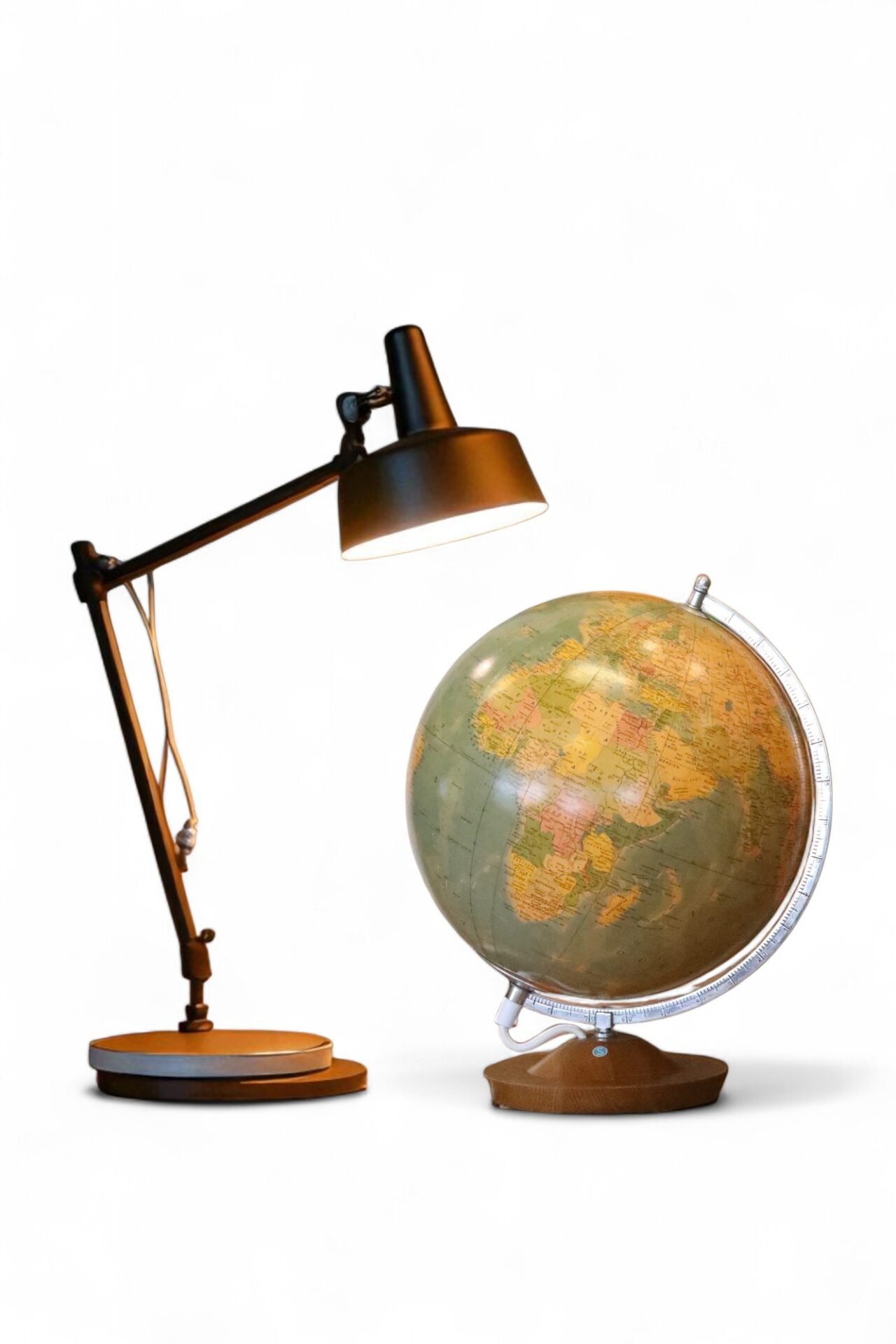 Läs mer om artikeln Räth jordglob i glas med belysning. 43 cm hög