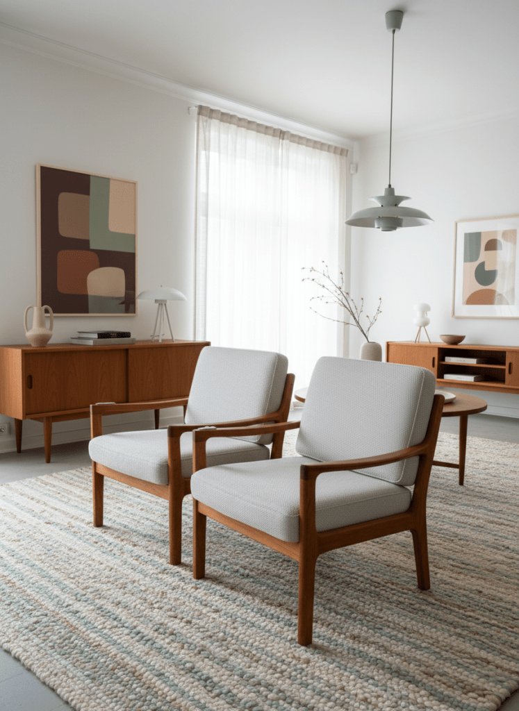Loungefåtölj Senator i teak av Ole Wanscher