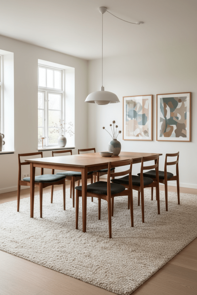 Harry Østergaard stolar i teak, 4 st, Randers Møbelfabrik, Hallingdal 65