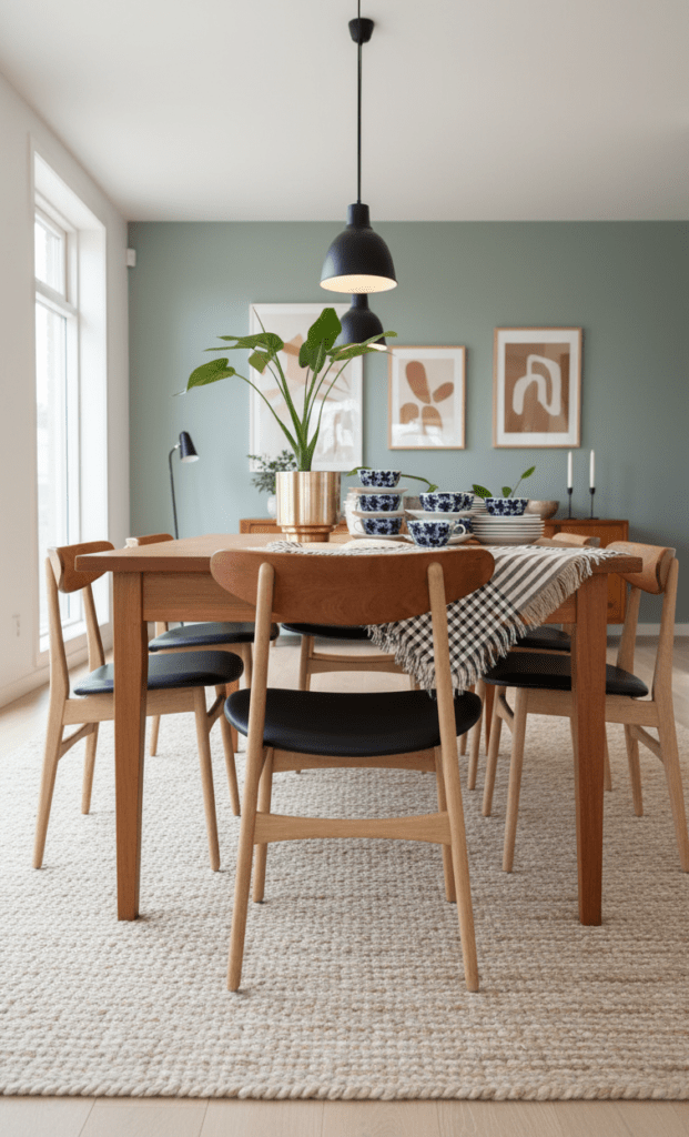 Hans J. Wegner CH30 ikonisk dansk matstol i ek och teak från Carl Hansen & Søn