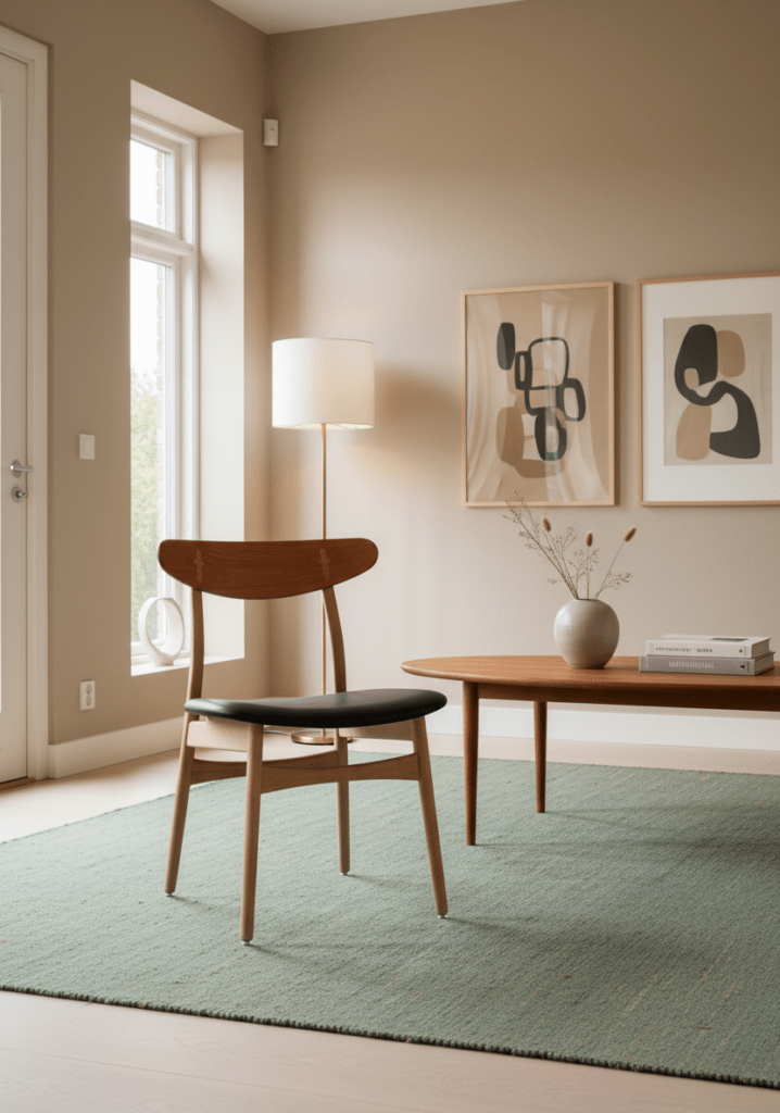 Hans J. Wegner CH30 ikonisk dansk matstol i ek och teak från Carl Hansen & Søn