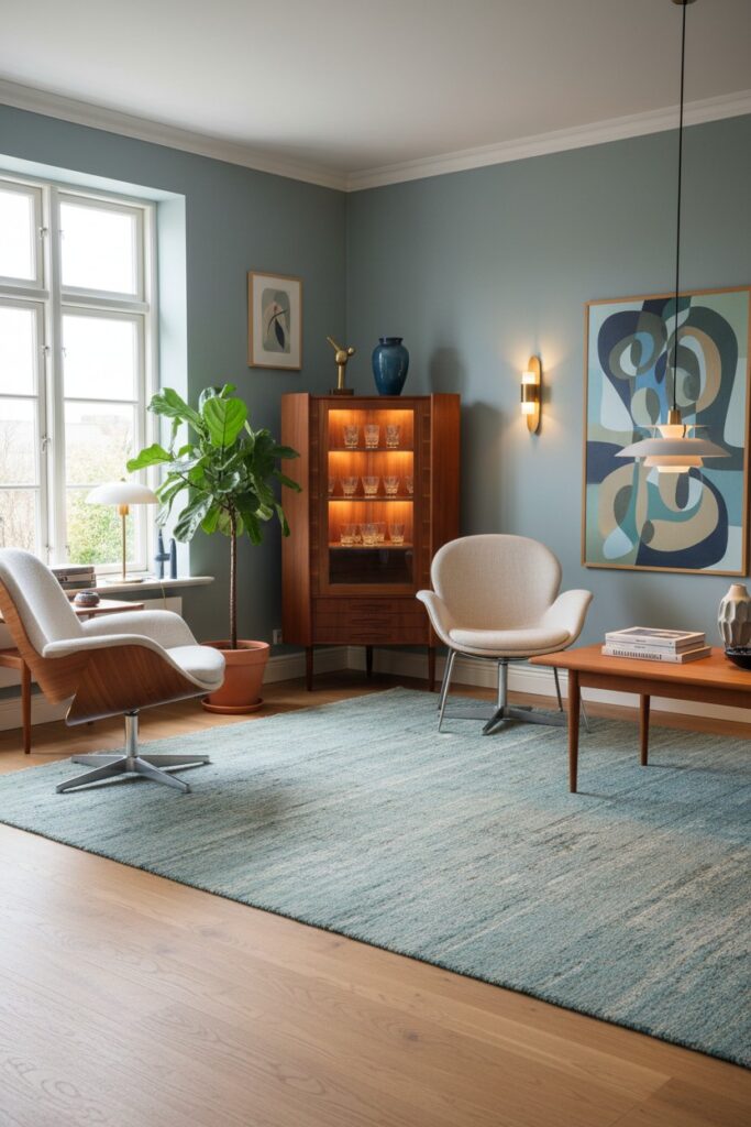 Gunni Omann Danmark hörnvitrinskåp i teak. 89x57x146 cm