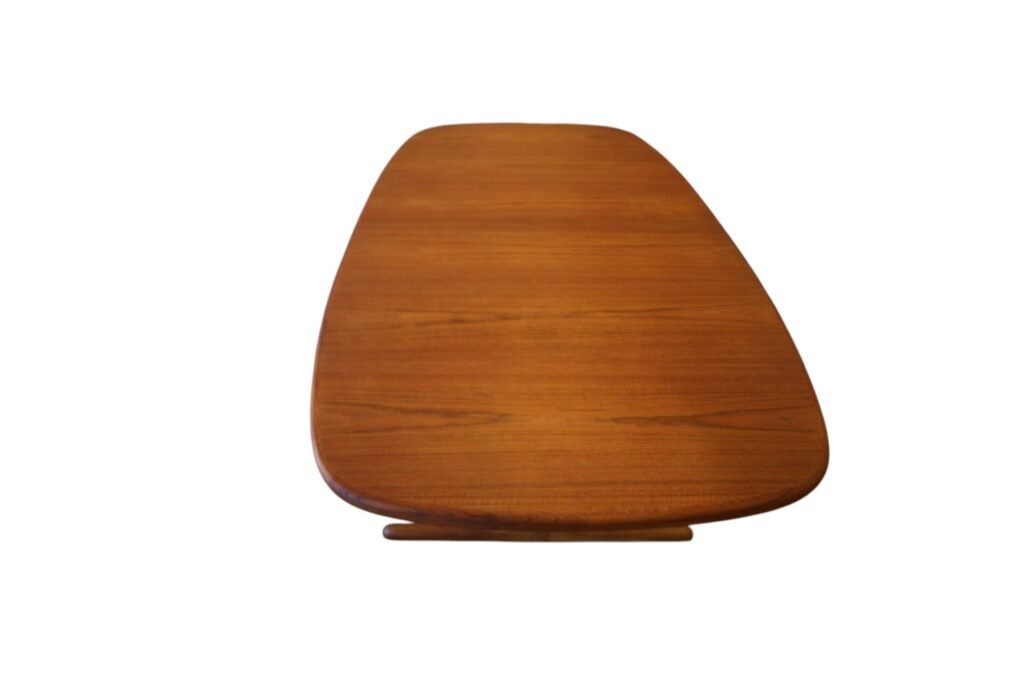 Skovby Møbelfabrik ovalt matbord i teak. 165x100x73 cm+2×50 cm