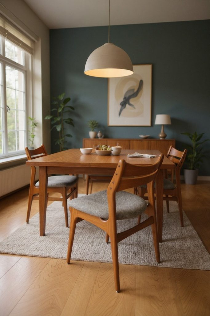 Erik Buch stol modell 310 i teak. 51 cm bred